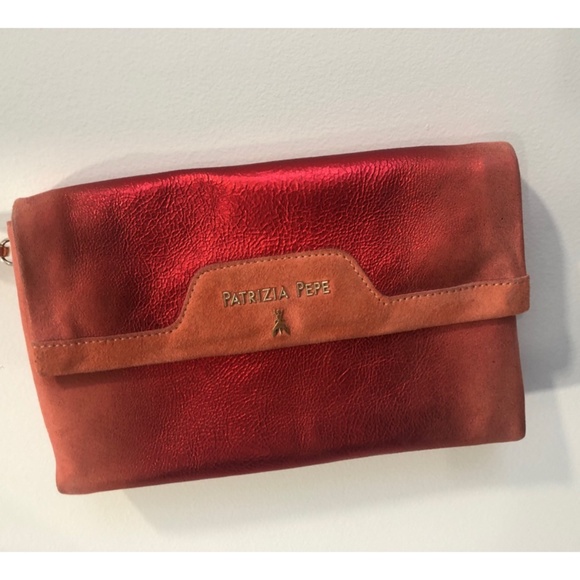 Patrizia Pepe Leather Clutch Bag - Picture 3 of 12